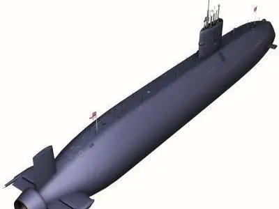 Submarine - Trafalgar Class - 3D model
