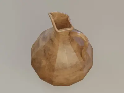Marble pitcher 3D model