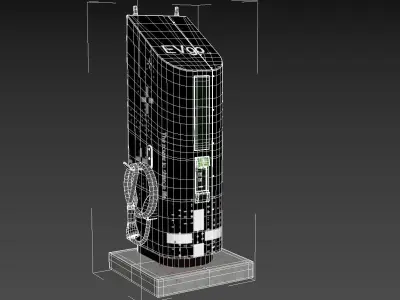 Electric Vehicle Charging Station EV GO 3 3D model