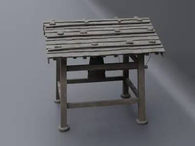 Japanese Bell Tower 3D model