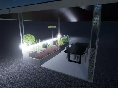 Canopy 3D model 2