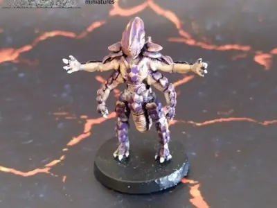 Genemorph alien creature Free 3D print model