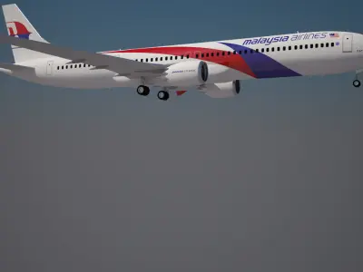 Malaysia Airlines Boeing737 max 10 3D model