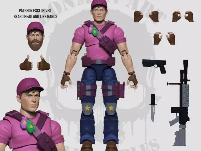 Magic Timmy Full Action Figure STL files 3D print model