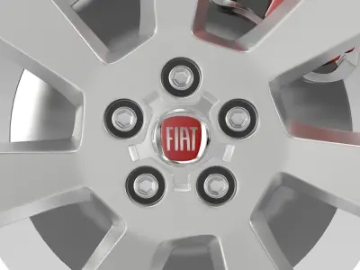 Fiat Doblo Cargo wheel 2015 3D model
