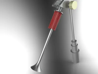 IC engines combustion chamber valve mechanism Free 3D model