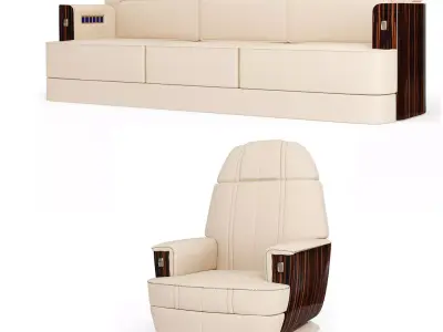 Airplane furniture 3D model
