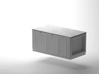Kitchen Furniture  Free low-poly 3D model