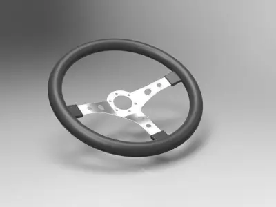 Steering Wheel 3D model