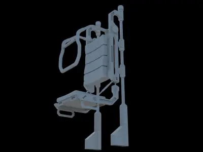 Sci Fi Transport Chair 3D model