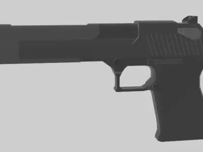 Desert Eagle Free low-poly 3D model