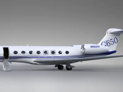 Gulfstream G650 Business Jet 3D model