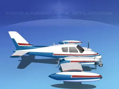 Cessna 310 V02 3D model