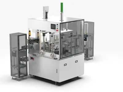 Automatic Valve Body Inlet Port Press Fitting Equipment 3D model