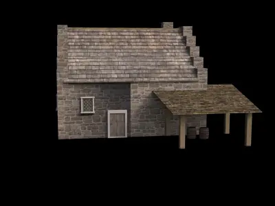 Meideval Castle set 3D model