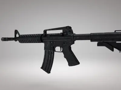 M4 Assault Rifle  3D model
