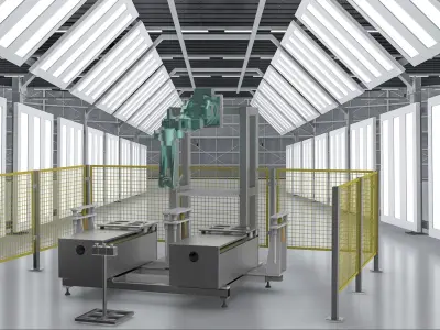 Ultrasonic welding machine Assembly 3D model