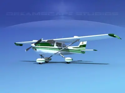 Cessna 172 Skyhawk STOL V10 3D model