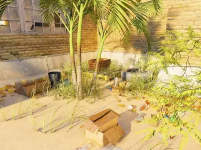 CCTV Building Low-poly 3D model