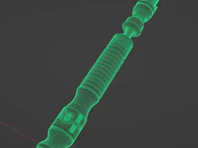 Scifi Lightsaber 3D model AAA PBR asset Low-poly 3D model