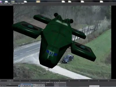 quadropter commercial militari 3D model
