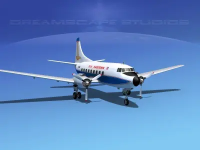 Martin 404 Eastern Airlines 1 3D model