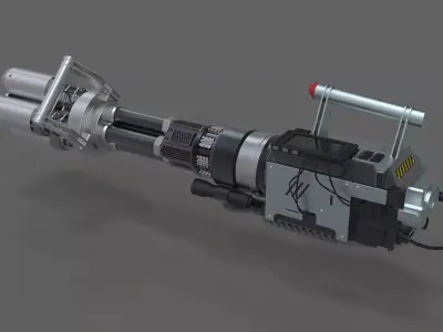 Light cannon from the movie Pixels 2015 3D model