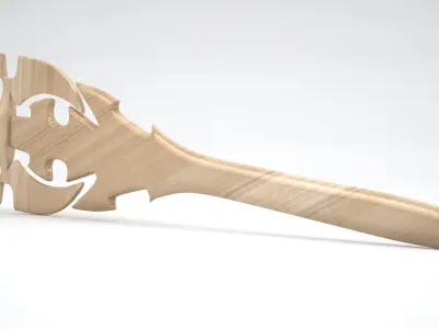 Wooden Sword of Darkness 3D model