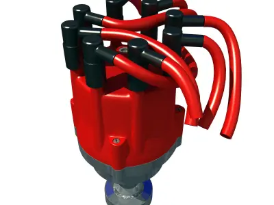 Engine Distributor 3D model