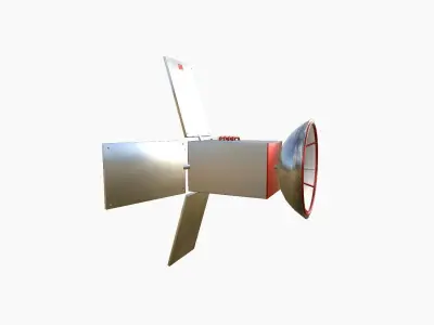 Satellite G10 China - SciFi Space Design Low-poly 3D model