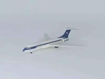 BOAC Vickers Armstrong VC10 Free 3D model