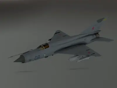 MIG 2 - Original - Photorealistic Low-poly 3D model