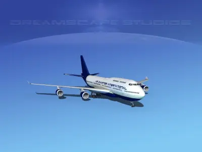 Boeing 747-400 Air Charter Intl 3D model