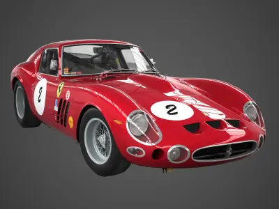 Ferrari 250 GTO - 330 GTO - 4561SA - No Engine 3D model