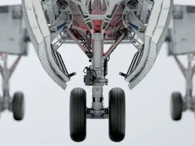 SPACE SHUTTLE Landing Gear 3D model