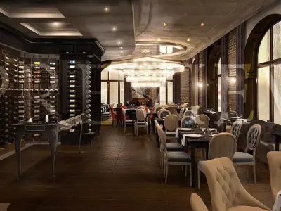 Wine restaurant 3D model