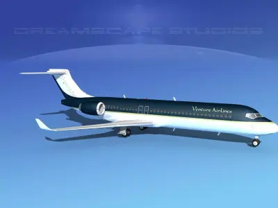 Comac ARJ21-700 Venture Air 3D model