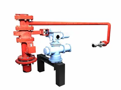 HVLR Pipe Low-poly 3D model