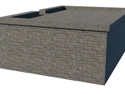 Mayan Temple Low-poly 3D model