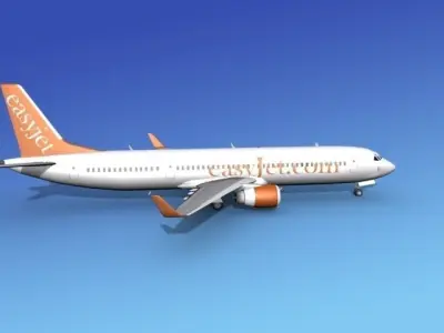 Boeing 737-900ER EasyJet 3D model
