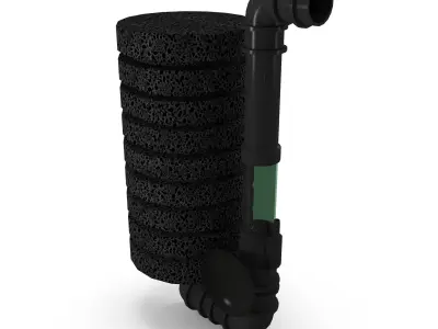 Airlift filter V2 3D model