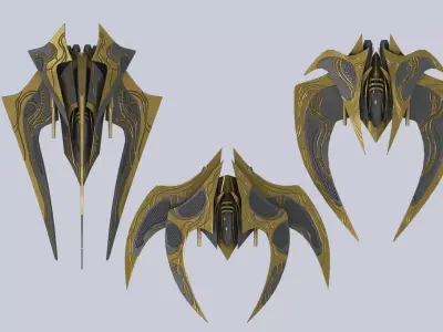 Spacecraft collection 3D Model Pack