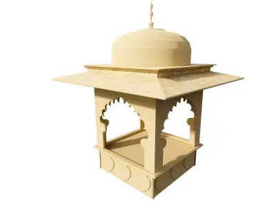 indian chatri made in sketchup 3D model