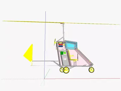 AT autogyro 3D model