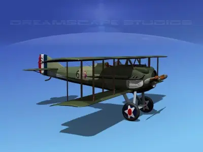 SPAD SXIII V04 3D model