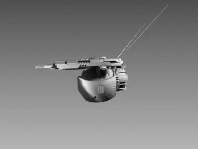 Flying Drone 3D model