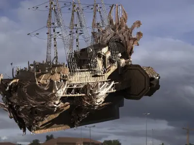 Dragon Queens Airship Hull 3 3D model