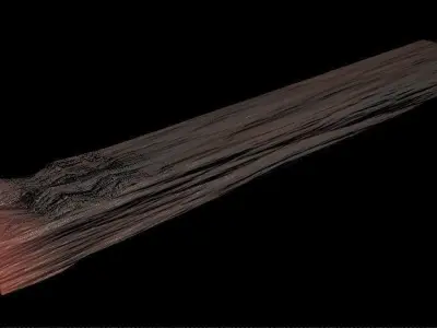 Heated Metal - animated Low-poly 3D model