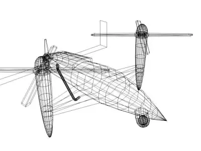 Drone - UAV Eagle Eye 3D model