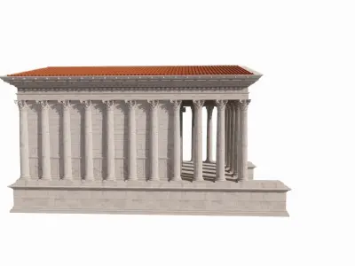 Historical temple-place of worship 3D model